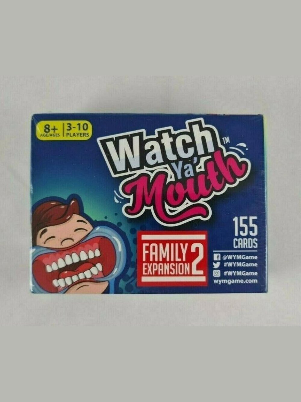 2016 Watch Ya' Mouth Family Expansion Pack 2 Mouthguard Party Game Add-On